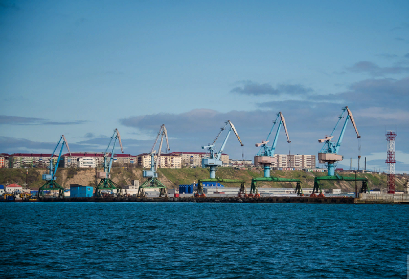 торговый порт Корсаков